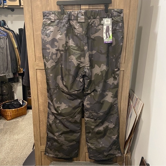 NWT Free Country XXL Men’s Ski Snow Pants Camo Zip Pockets - Picture 4 of 12
